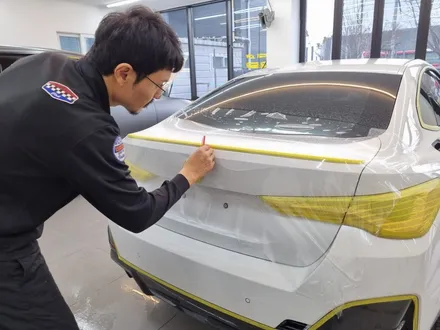 하얀눈이 내리는  전주....BMW i4, 전체PPF시공하러오세요 / 전주, 광주, 김제