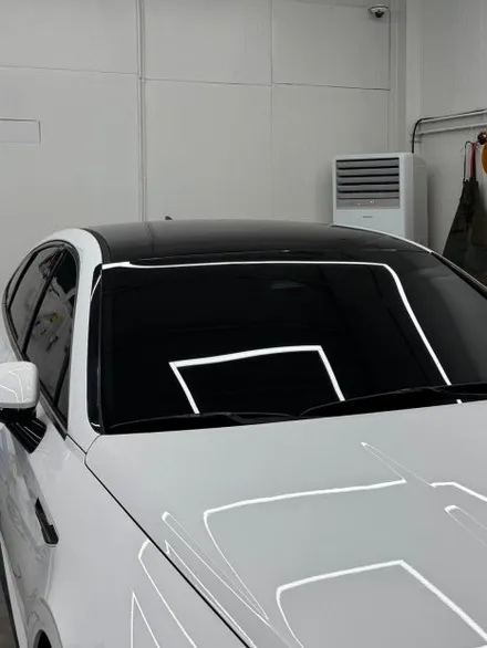 [강릉 썬팅·PPF 전문샵] 쏘나타 루프스킨 블랙 시공 후기 / 강릉시 유산동
