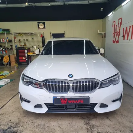 [인천랩핑] BMW 330i 루프스킨 시공작업 / 파주시 문발동