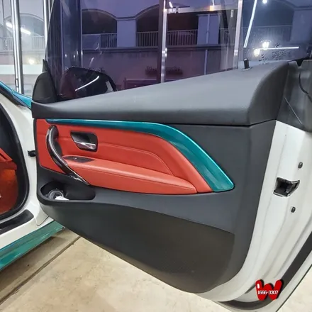 시선을 사로잡는 유니크한 전체랩핑 BMW428i 에이버리 다크그린펄 파주랩핑 / 파주시 문발동