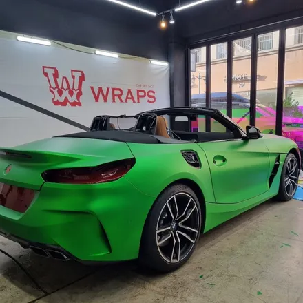 파주랩핑 더블유랩스의 BMWZ4 전체랩핑 / 파주시 문발동