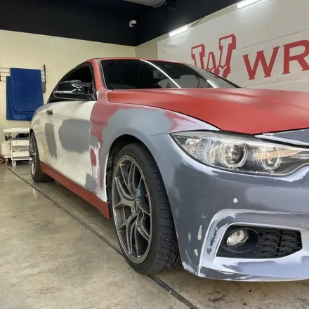 BMW 428i 랩핑재시공 파주랩핑 더블유랩스 / 파주시 문발동