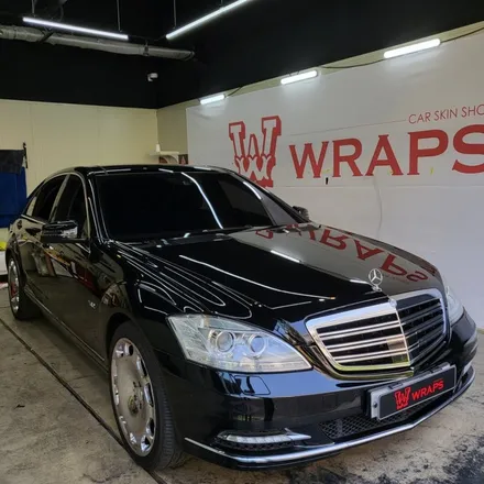 김포랩핑샵 더블유랩스 벤츠 s600 w221 투톤 시공 / 파주시 문발동