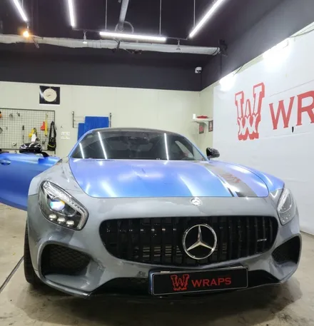 일산랩핑 벤츠 AMG GT 탈바꿈시켜버리기 / 파주시 문발동