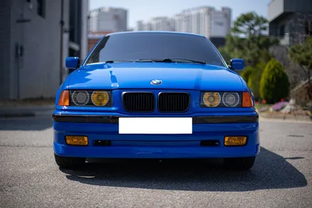 [W랩스] 파주랩핑,일산랩핑,김포랩핑 클래식카 전체랩핑도 W랩스에서! BMW E36 320i 에이버리 유광블루 전체랩핑 / 파주시 문발동