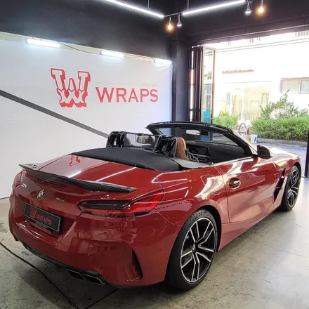 파주랩핑 더블유랩스의 BMWZ4 전체랩핑 / 파주시 문발동