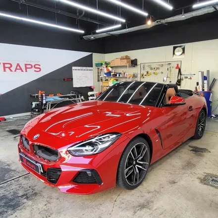 파주랩핑 더블유랩스의 BMWZ4 전체랩핑 / 파주시 문발동