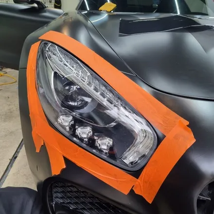 일산랩핑 벤츠 AMG GT 탈바꿈시켜버리기 / 파주시 문발동