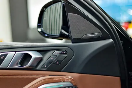 BMW X6 감각적인 실내 인테리어의 완성 회오리 풀 커버 시공과 갈바닉 스위치! / 대전 서구, 세종, 청주, 천안