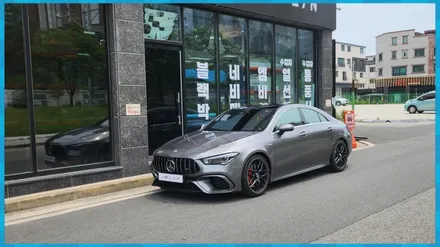 벤츠 CLA 특별한 색상 옐로우컬러 안전벨트 시공기 / 대전 서구, 세종, 청주, 천안