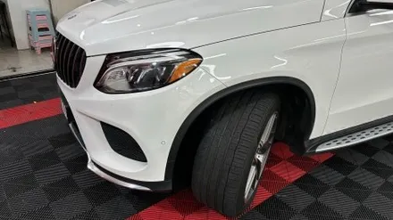 제이엘커스텀 대전점에서 벤츠 GLE 350D 앞범퍼 교체, 광각미러 시공 / 대전 서구, 세종, 청주, 천안