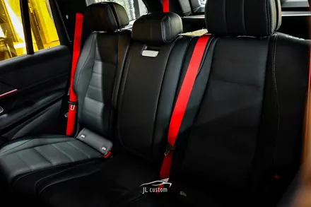 대전 벤츠 GLS 400d AMG 레드 안전벨트 교체시공. / 대전 서구, 세종, 청주, 천안