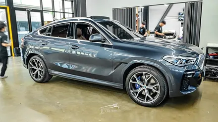 대전 BMW X6 자연스러운 완성도의 통풍시트 활성화 / 워크인 스위치 시공. / 대전 서구, 세종, 청주, 천안