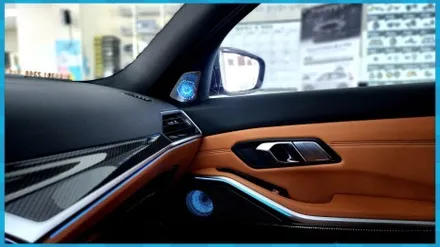 BMW 340I 실내를 이렇게 바꿔보세요. 회오리풀커버+스피커 제이엘커스텀 / 대전 서구, 세종, 청주, 천안