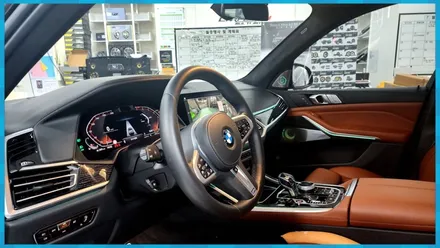 BMW X7 회오리풀커버 + AVI BM100 스피커로 음질& 엠비언트UP / 대전 서구, 세종, 청주, 천안