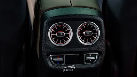 벤츠 지바겐 G63 amg 실내 풀 카본 파츠 / 송풍구 엠비언트 시공 / 대전 서구, 세종, 청주, 천안