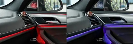 BMW X4 감성 매력 튜닝! 회오리 엠비언트 풀 커버 시공 / 대전 서구, 세종, 청주, 천안