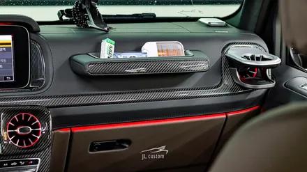 벤츠 지바겐 G63 amg 실내 풀 카본 파츠 / 송풍구 엠비언트 시공 / 대전 서구, 세종, 청주, 천안