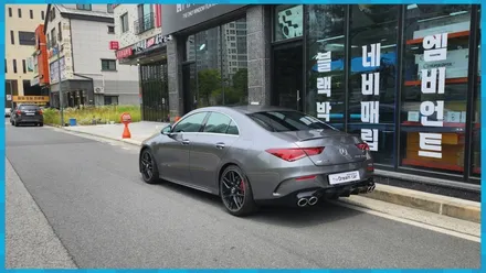 벤츠 CLA 특별한 색상 옐로우컬러 안전벨트 시공기 / 대전 서구, 세종, 청주, 천안
