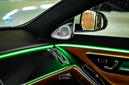 대전 벤츠 액티브 엠비언트 전문 시공! 벤츠 S400 / 제이엘커스텀 대전점.