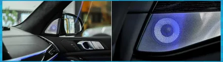 대전 BMW X7 30D  그만의 실내 엠비언트스피커.  음질은 덤 / 대전 서구, 세종, 청주, 천안