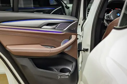 BMW X4 크리스털 파츠 교체와 회오리 풀 커버 시공은 실내 인테리어의 필수 아이템! / 대전 서구, 세종, 청주, 천안