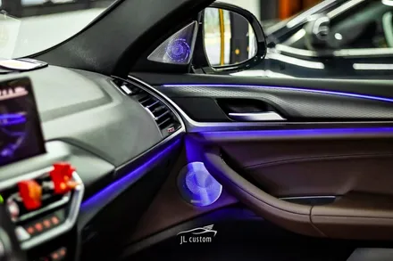 BMW X4 크리스털 파츠 교체와 회오리 풀 커버 시공은 실내 인테리어의 필수 아이템! / 대전 서구, 세종, 청주, 천안