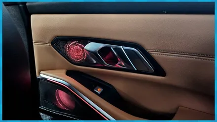 BMW 340I 실내를 이렇게 바꿔보세요. 회오리풀커버+스피커 제이엘커스텀 / 대전 서구, 세종, 청주, 천안