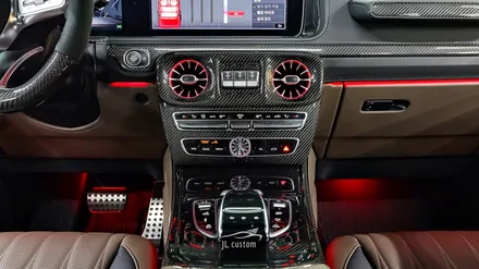 벤츠 지바겐 G63 amg 실내 풀 카본 파츠 / 송풍구 엠비언트 시공 / 대전 서구, 세종, 청주, 천안