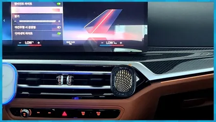 BMW 340I 실내를 이렇게 바꿔보세요. 회오리풀커버+스피커 제이엘커스텀 / 대전 서구, 세종, 청주, 천안