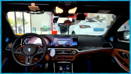 BMW 340I 실내를 이렇게 바꿔보세요. 회오리풀커버+스피커 제이엘커스텀 / 대전 서구, 세종, 청주, 천안