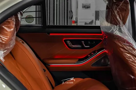 벤츠 S 클래스 S400 액티브 엠비언트로 실내 분위기 업그레이드! / 대전 서구, 세종, 청주, 천안