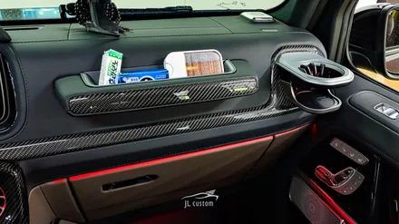 벤츠 지바겐 G63 amg 실내 풀 카본 파츠 / 송풍구 엠비언트 시공 / 대전 서구, 세종, 청주, 천안