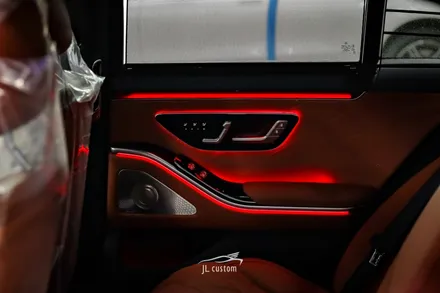 벤츠 S 클래스 S400 액티브 엠비언트로 실내 분위기 업그레이드! / 대전 서구, 세종, 청주, 천안