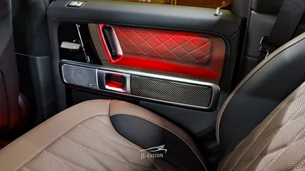 벤츠 지바겐 G63 amg 실내 풀 카본 파츠 / 송풍구 엠비언트 시공 / 대전 서구, 세종, 청주, 천안
