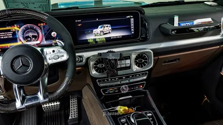 벤츠 지바겐 G63 amg 실내 풀 카본 파츠 / 송풍구 엠비언트 시공 / 대전 서구, 세종, 청주, 천안