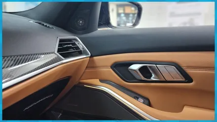 BMW 340I 실내를 이렇게 바꿔보세요. 회오리풀커버+스피커 제이엘커스텀 / 대전 서구, 세종, 청주, 천안