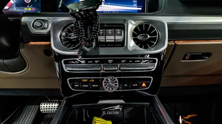 벤츠 지바겐 G63 amg 실내 풀 카본 파츠 / 송풍구 엠비언트 시공 / 대전 서구, 세종, 청주, 천안