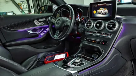 대전 벤츠 GLC 220D 64색 멀티 컬러 화려한 엠비언트 무드등! / 대전 서구, 세종, 청주, 천안