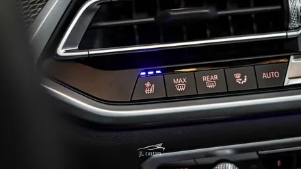 대전 BMW X6 자연스러운 완성도의 통풍시트 활성화 / 워크인 스위치 시공. / 대전 서구, 세종, 청주, 천안