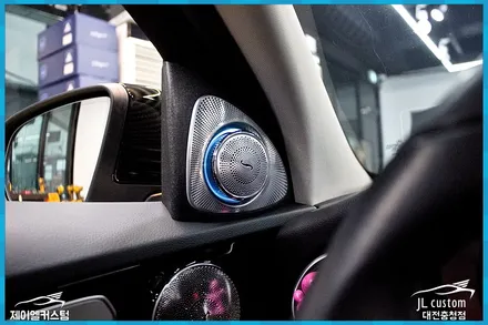 대전 벤츠 C클래스 C200d 3d 전동트위터 시공 / 대전 서구, 세종, 청주, 천안