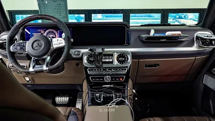 벤츠 지바겐 G63 amg 실내 풀 카본 파츠 / 송풍구 엠비언트 시공 / 대전 서구, 세종, 청주, 천안