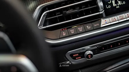 대전 BMW X6 자연스러운 완성도의 통풍시트 활성화 / 워크인 스위치 시공. / 대전 서구, 세종, 청주, 천안