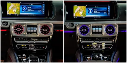 벤츠 지바겐 G63 AMG 화려한 퍼포먼스를 만족시켜 줄 송풍구 엠비언트! / 대전 서구, 세종, 청주, 천안