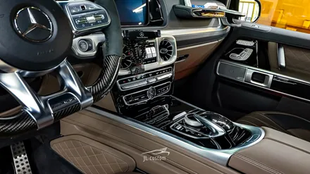 벤츠 지바겐 G63 amg 실내 풀 카본 파츠 / 송풍구 엠비언트 시공 / 대전 서구, 세종, 청주, 천안
