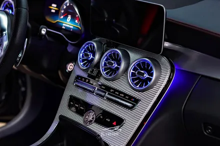 대전 벤츠 C43 AMG 꼭 해야 하는 실내 튜닝이 있다면?? 송풍구 엠비언트 / 전동 트위터 시공! / 대전 서구, 세종, 청주, 천안