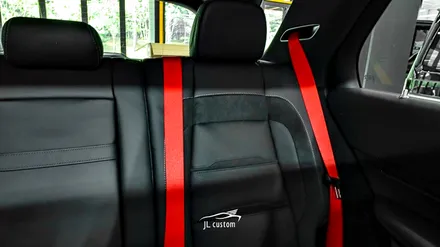 대전 벤츠 GLE 53 AMG 감성을 더해줄 레드 안전벨트 시공! / 대전 서구, 세종, 청주, 천안
