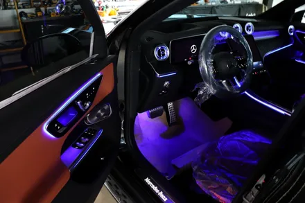 벤츠 GLC 신형 송풍구엠비언트로 실내를 멋지게 업그레이드. 대전제이엘커스텀 / 대전 서구, 세종, 청주, 천안