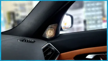BMW 340I 실내를 이렇게 바꿔보세요. 회오리풀커버+스피커 제이엘커스텀 / 대전 서구, 세종, 청주, 천안