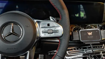 대전 벤츠 CLS 53 AMG  천연가죽 교체로 완성되는 핸들 열선! / 대전 서구, 세종, 청주, 천안